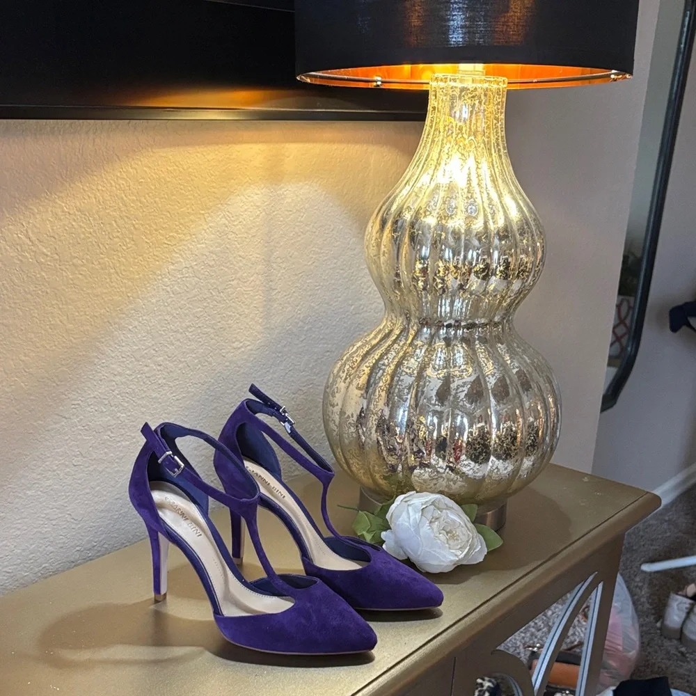 Gianni Bini Vibrant Purple Heels - Picture 2 of 5